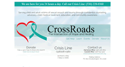 Desktop Screenshot of crossroadscares.org
